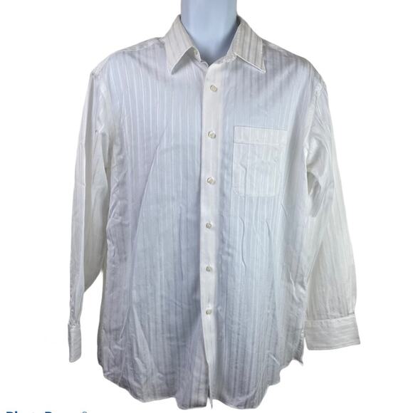 Tommy Bahama Textured Button Front Shirt Neck 15.5 - Picture 1 of 6
